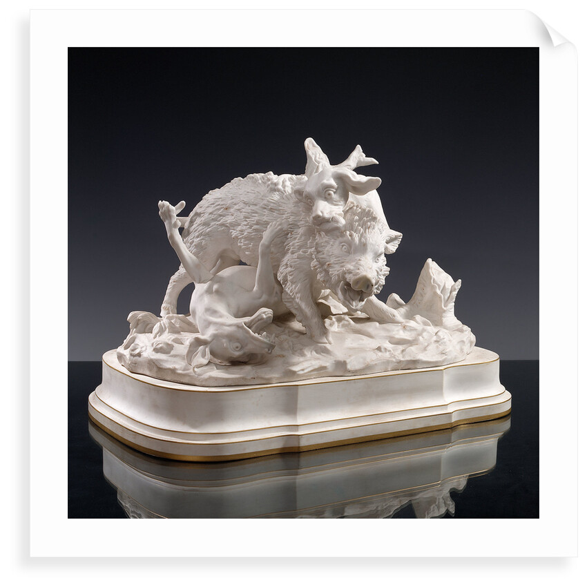 Sevres biscuit porcelain group by unknown